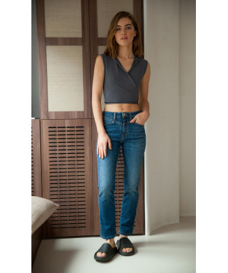 Jeans 7/8ème Brune