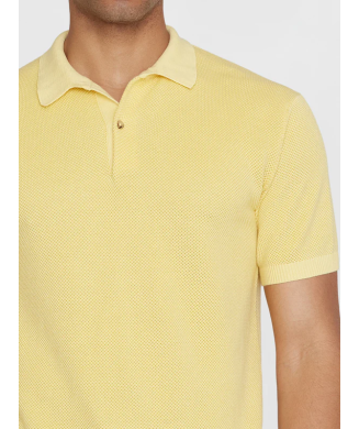 Polo en tricot bicolore