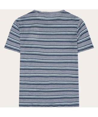 T-shirt rayé en lin