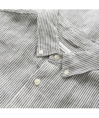 Chemise en lin à rayures