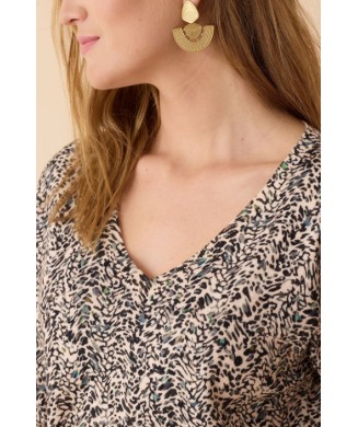 Pull imprimé Camo
