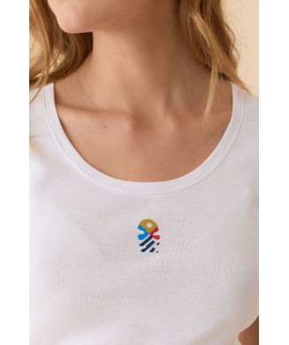 T-shirt uni cote 1x1