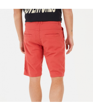 Short chino en coton extensible
