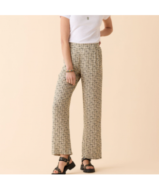 Pantalon imprimé osier