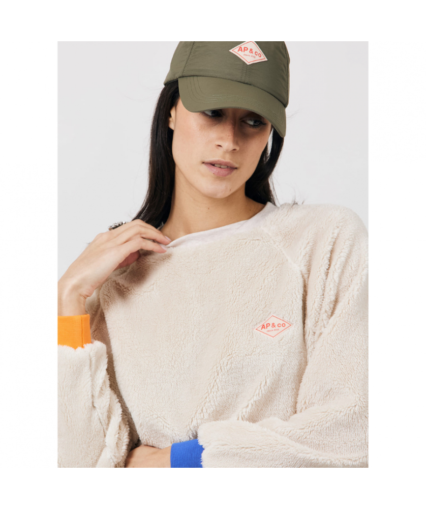 Sweat Sherpa Tricolore