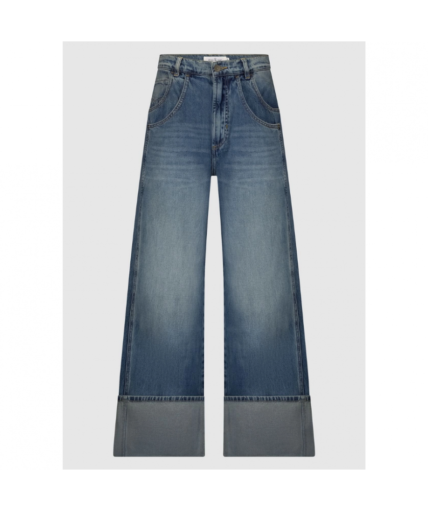 Jeans ourlet replié