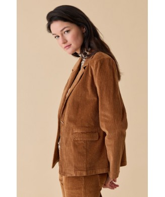 Blazer velours côtelé