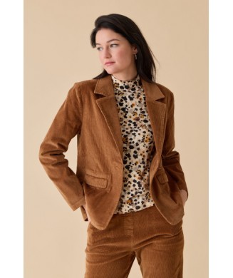 Blazer velours côtelé