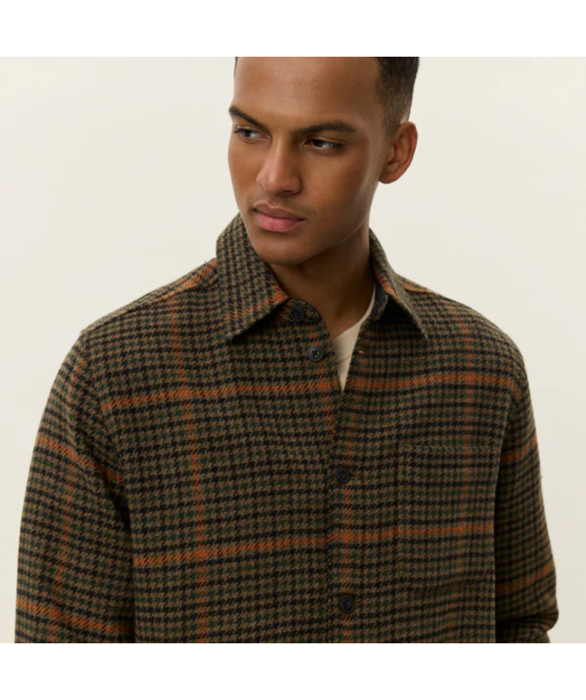 Surchemise Kody Houndstooth Overshirt