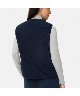 Gilet polaire avec fermeture à boutons