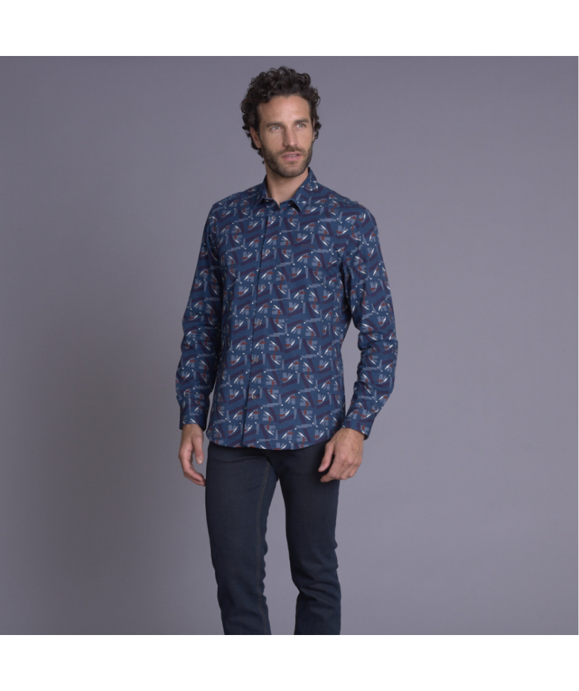 Chemise Bleu nuit