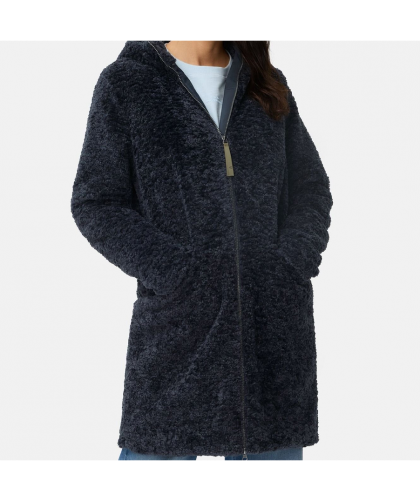 Manteau en peluche avec capuche