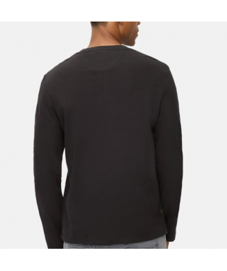 t-shirt Henley en pur coton