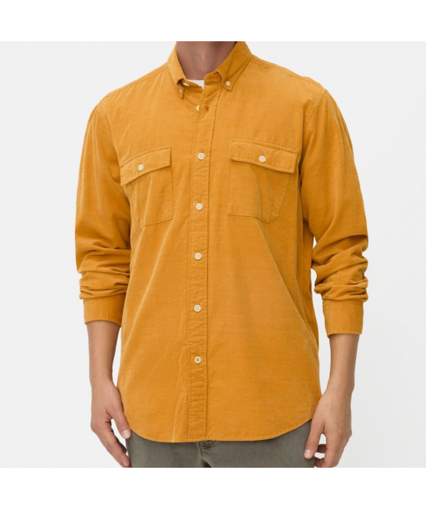 Chemise à manches longues avec poches plaquées