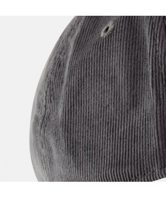 Casquette à 6 panneaux en velours côtelé