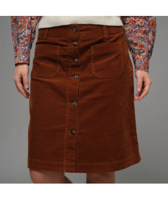JUPE COURTE VELOURS JURA