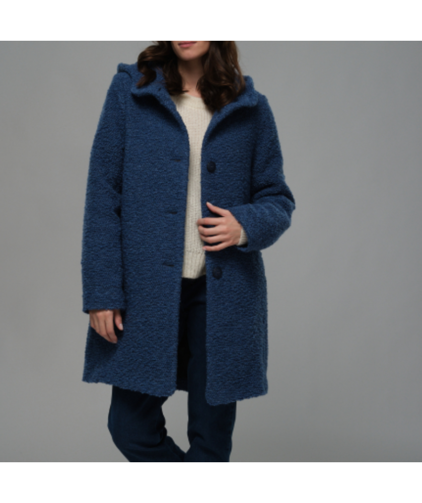 MANTEAU MI-LONG A CAPUCHE