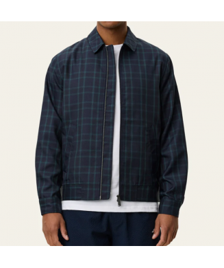 Veste coach à carreaux