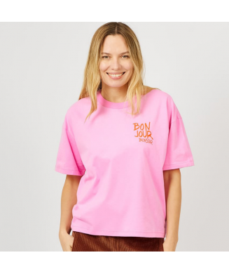 T-shirt Femme Bonjour Bonsoir