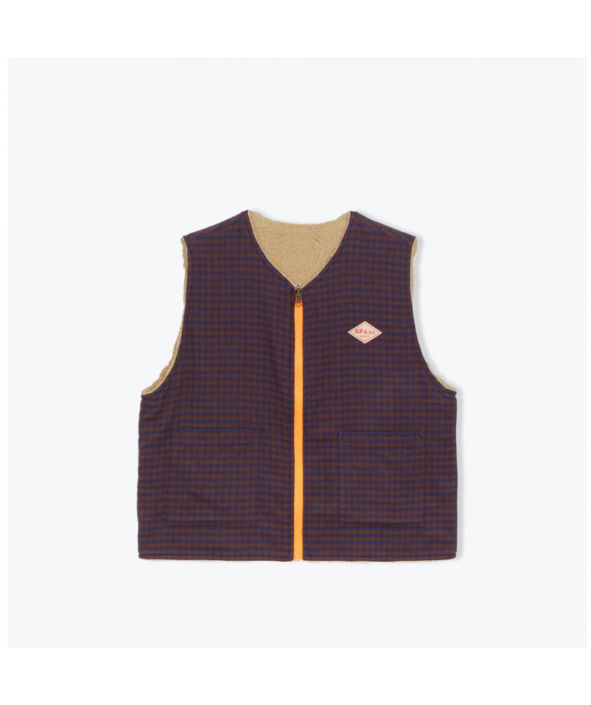 Gilet Vichy Réversible